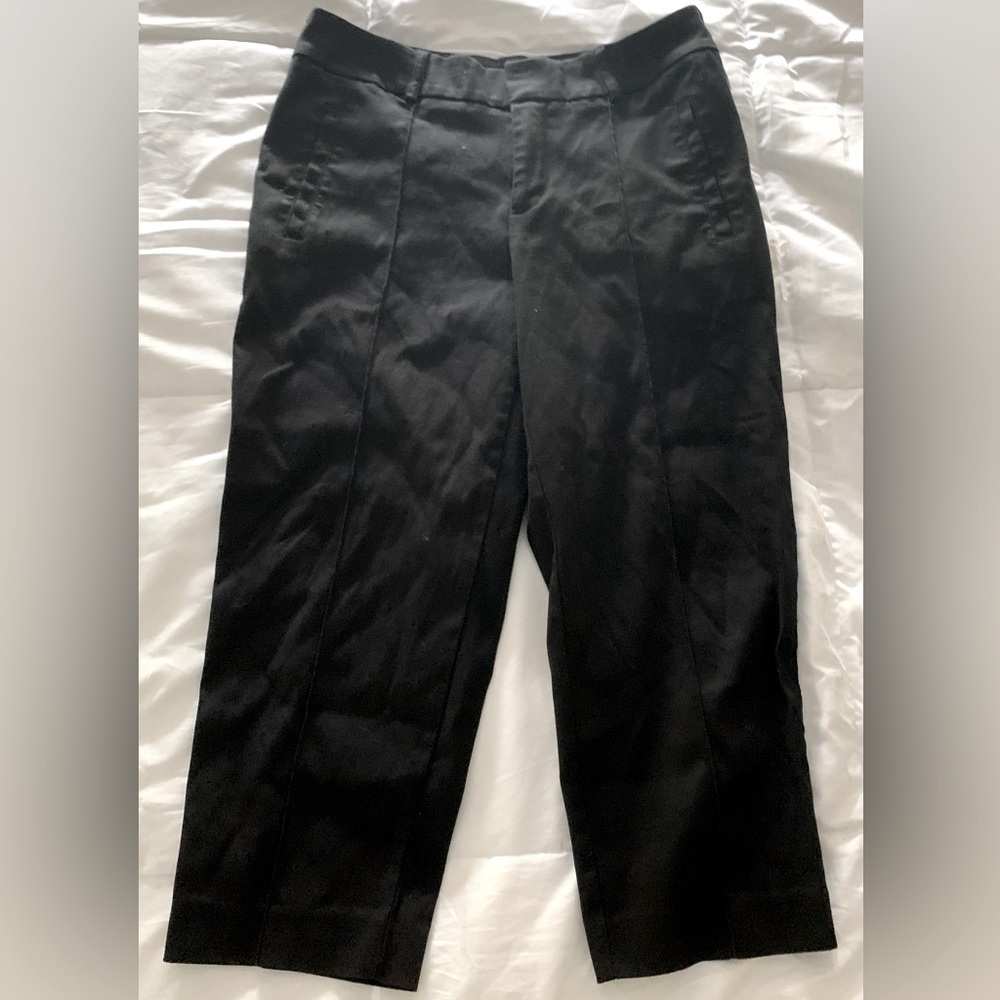 Time & Tru Women’s Black Pants, Slacks, 63% Cotton, Rayon/Spandex; Size 8